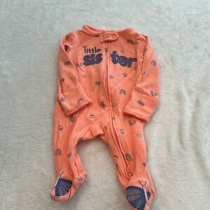 Carters littler sister NB sleeper